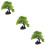 3Pcs Decoração Para Planta De Artificial 11