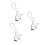 3Pcs Colar De Cachorro Forma De 7