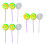 9 Unidades Bastão Luminoso Fluorescente Para 10