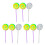 9 Unidades Bastão Luminoso Fluorescente Para 9