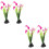 4 Unidades Planta Artificial Para E Desktop 6