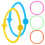 20 Unidades Pulseiras De Silicone Cruz Elásticas 3