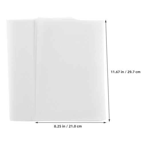 50 Folhas Brancas Translúcidas Papel Para Convites 1