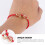 1 Pulseira Natalina À Mão Bangle 7