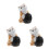 3Pcs -Lápis Pelúcia Decoração Escrivaninha 6