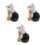 3Pcs -Lápis Pelúcia Decoração Escrivaninha 5