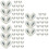 60 Unidades Pingentes De Orelhas De Coelho Para De Cabelo 9