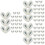 60 Unidades Pingentes De Orelhas De Coelho Para De Cabelo 8