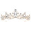 3 Unidades Tiara De Coroa Para Noiva Com Cristal 1