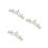 3 Unidades Tiara De Coroa Para Noiva Com Cristal 9