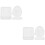 2 Conjuntos De De Coelho De Silicone Para Velas 8