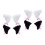 4 Pares De Presilhas De Orelhas De Animais Para Cabelo Cosplay 4