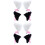 4 Pares De Presilhas De Orelhas De Animais Para Cabelo Cosplay 5