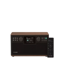 Pure Classic H6 DAB+ FM Stereo Bluetooth Radio, Walnut Wood Finish