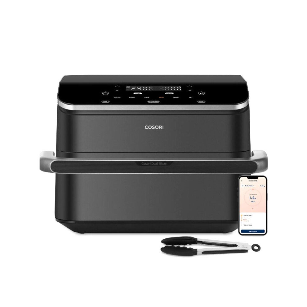 Cosori Dual Blaze 10L Smart Air Fryer: Twinfry Dual Zone, Fast, Healthy Meals