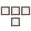 4Pcs Suporte De Para Plantas Aéreas Com De 5