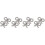 4 Pares De Clips Para De Noiva Com E Laços 6