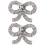 4 Pares De Clips Para De Noiva Com E Laços 3