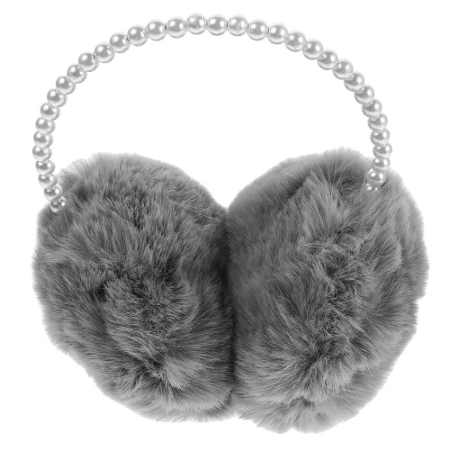 Muffs De Inverno Ajustáveis Plush Para Mulheres