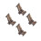 4Pcs Mini De Decorativa Para Com Estacas 10