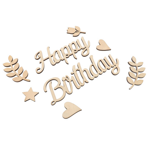 4 Conjuntos De Enfeite Happy Birthday Decoração 2
