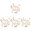 4 Conjuntos De Enfeite Happy Birthday Decoração 4
