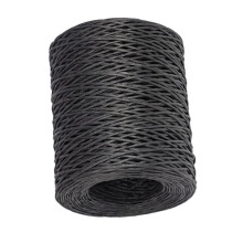 1 Rolo 210 M De Para Embalagem Floral E Buquês (Preto)
