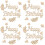 4 Conjuntos De Enfeite Happy Birthday Decoração 7