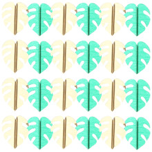 4 Unidades Sacos Folhas De Monstera Decoração Festa
