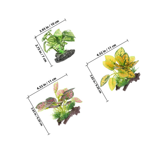 3Pcs Figurinhas De Aquáticas Falsas Para E 1