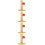 4 Unidades Vertical Para Arranhadura Para 10