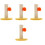 4 Unidades Vertical Para Arranhadura Para 5