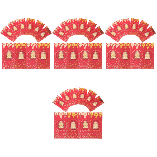 40 Unidades Envelopes Vermelhos Chinês Para Dinheiro 2
