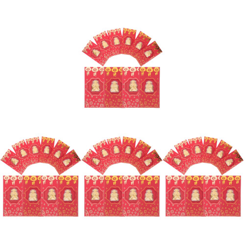 40 Unidades Envelopes Vermelhos Chinês Para Dinheiro 1