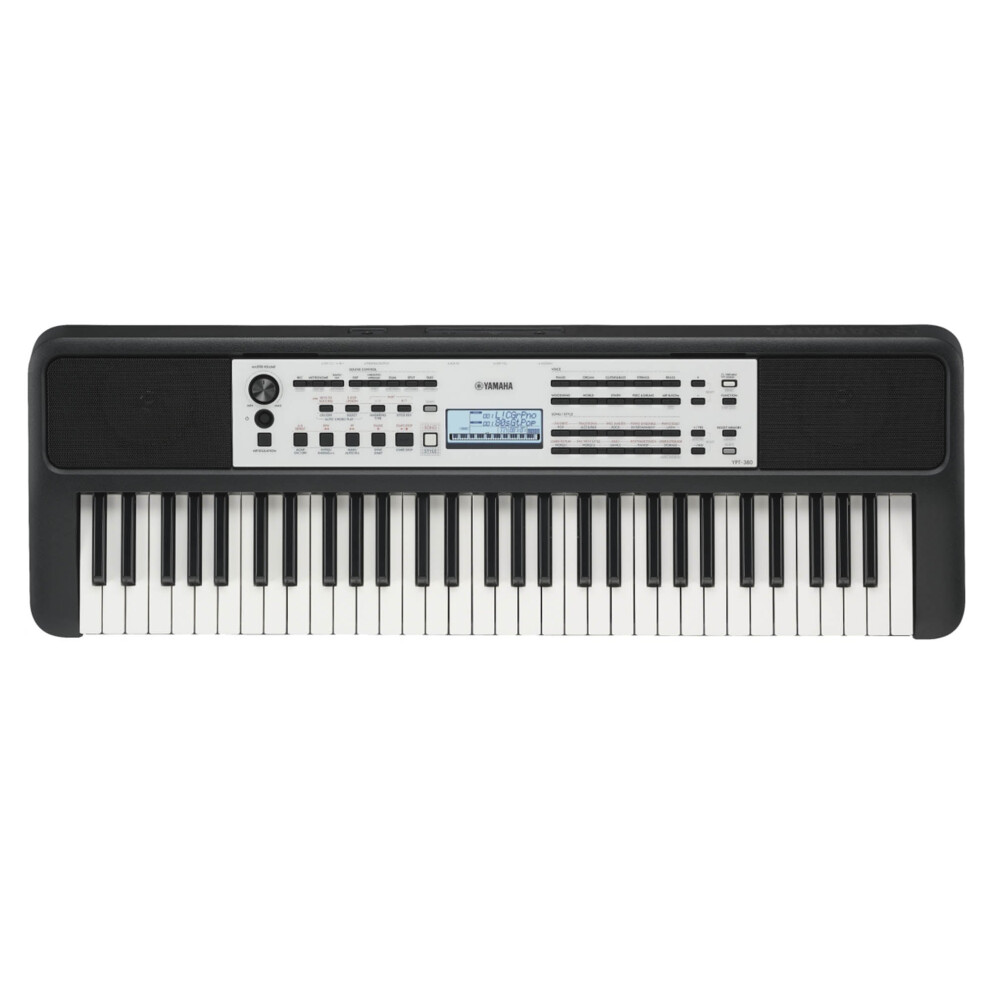 Photos - Projector Yamaha YPT380 61-Key Portable Digital Keyboard with Touch Sensitivity & Lessons 
