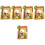 5 Stuks Mini Kerststal Decoratie Hars Beeld Tafelversiering 6