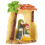5 Stuks Mini Kerststal Decoratie Hars Beeld Tafelversiering 3