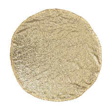 2Stk Runde Tischdecke Gold Pailletten Multifunktional Für Feier