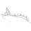 3Teile Tiara Hochzeit Kopfschmuck 2