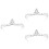 3Teile Tiara Hochzeit Kopfschmuck 8