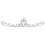 3Teile Tiara Hochzeit Kopfschmuck 3