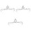 3Teile Tiara Hochzeit Kopfschmuck 5