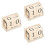 3Stk Tischblock Kalender Holz Countdown Büro 8