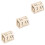 3Stk Tischblock Kalender Holz Countdown Büro 7