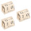 3Stk Tischblock Kalender Holz Countdown Büro 9