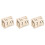 3Stk Tischblock Kalender Holz Countdown Büro 6