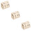 3Stk Tischblock Kalender Holz Countdown Büro 11