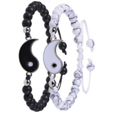 4 Paar Yin Yang Armbänder Für Freund