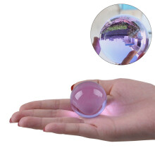 2Stk Kristallkugel Sphere Violett Glatt Perfekt Juggling Ball