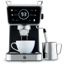 Swan Digital Barista Espresso Coffee Machine, Powerful 20 Bar, Black